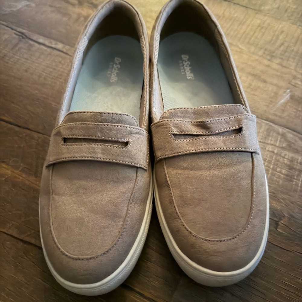 Dr. Scholl's Tan Slip-On Loafers